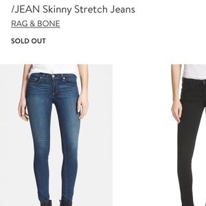 Rag & Bone Skinny Jeans